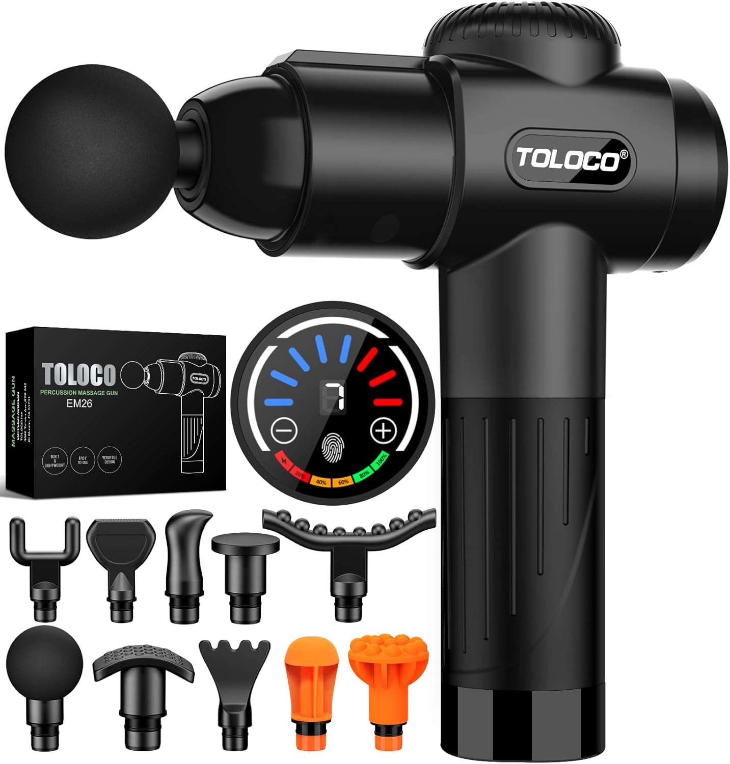 TOLOCO Deep Tissue Percussion Massager -Massage Gun
