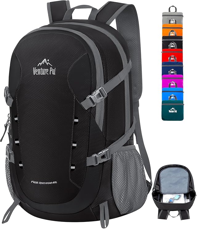 Venture Pal 40L Lightweight Packable Hiking Backpack - Image 2