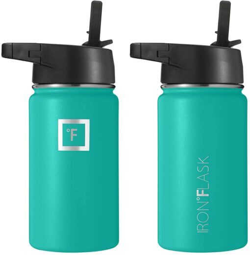 IRON °FLASK 18 oz Stainless Steel Water Bottle – Fire Red - Image 8