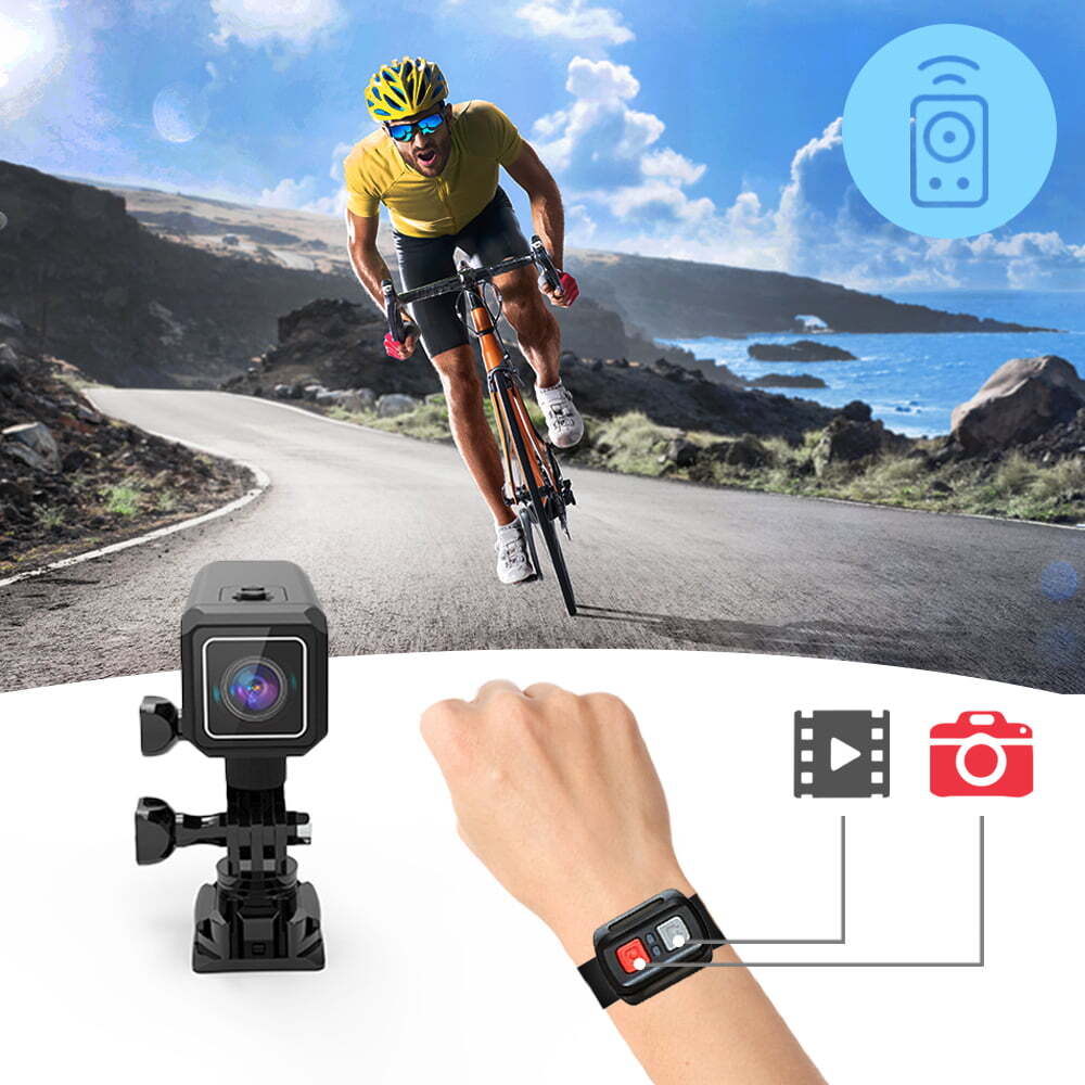 Rexing A1 Two Way Action Camera - Front & Back - Image 7