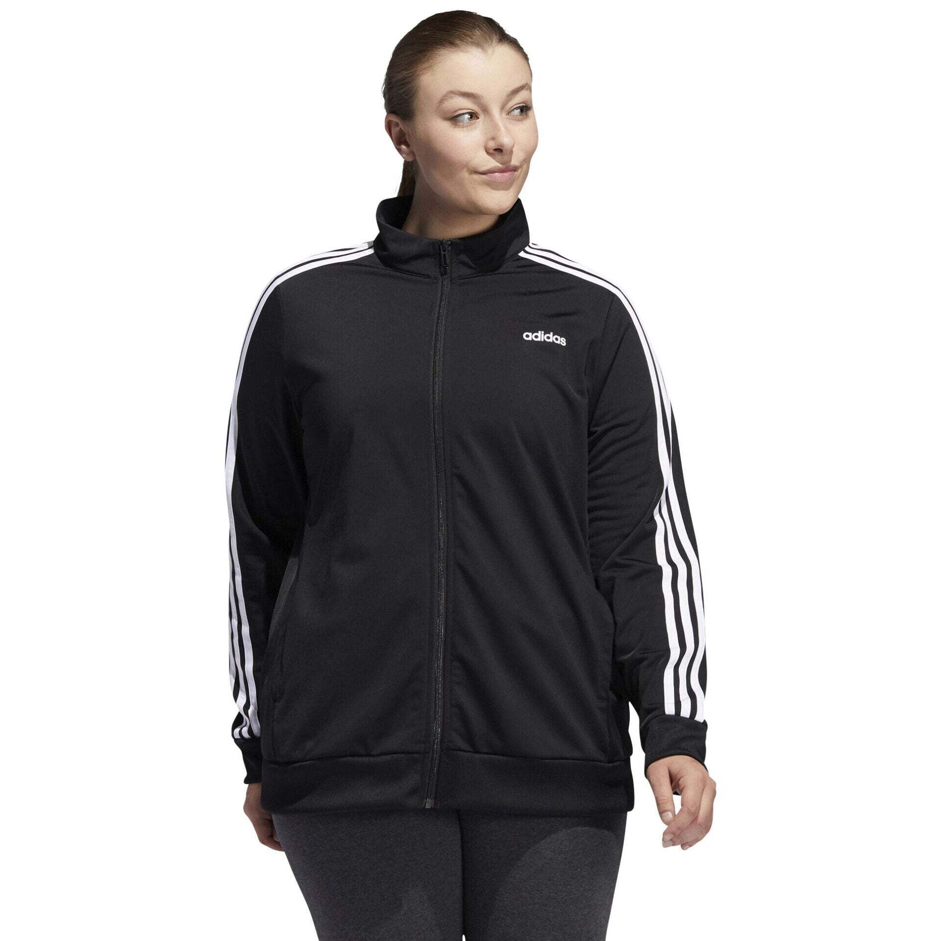 adidas Women’s Essentials 3-Stripe Track Jacket - Image 3