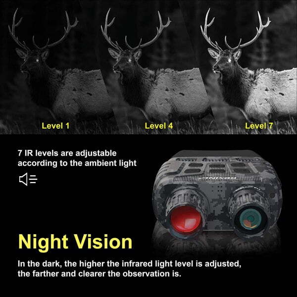 Rexing B1 (Digital Camo) Night Vision Goggles Binoculars - Image 4