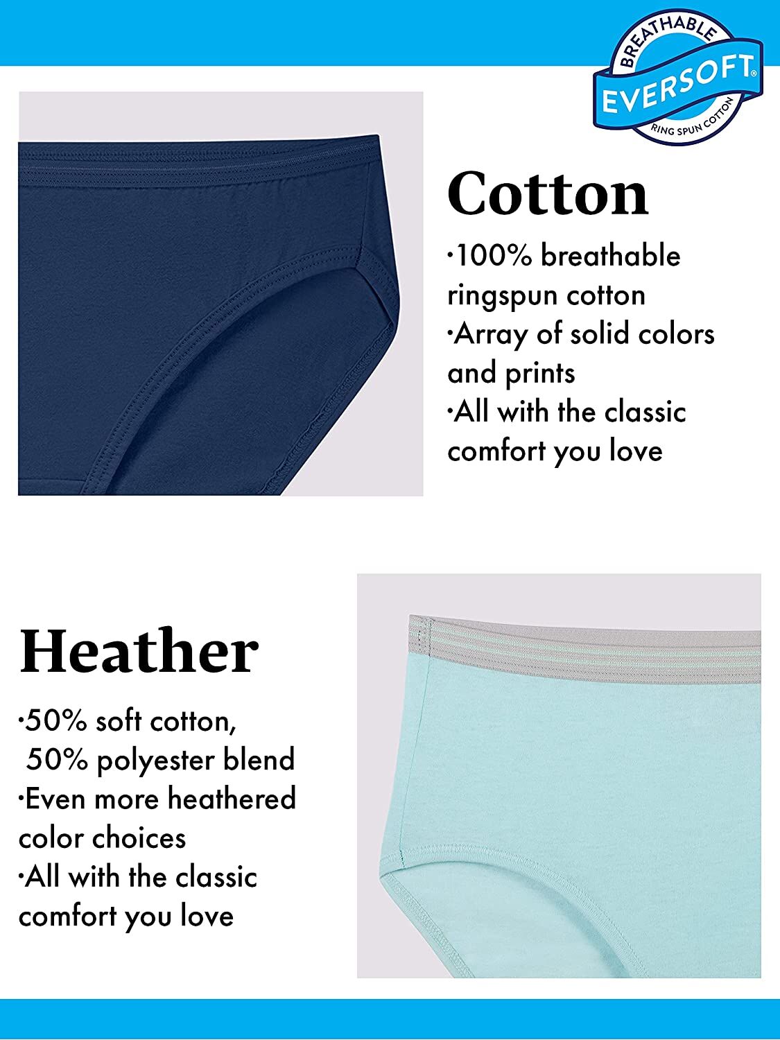 Fruit of the Loom Women's Cotton Blend Low Rise Brief - Image 6