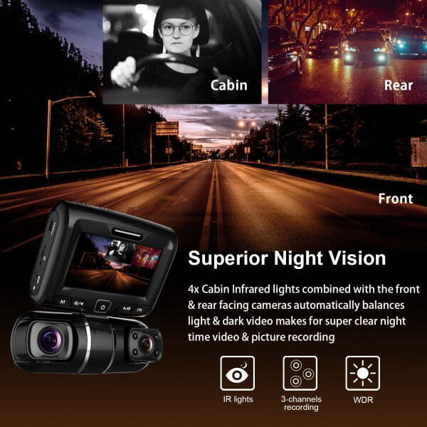 Rexing S1 3‑Channel Dash Cam - Image 5