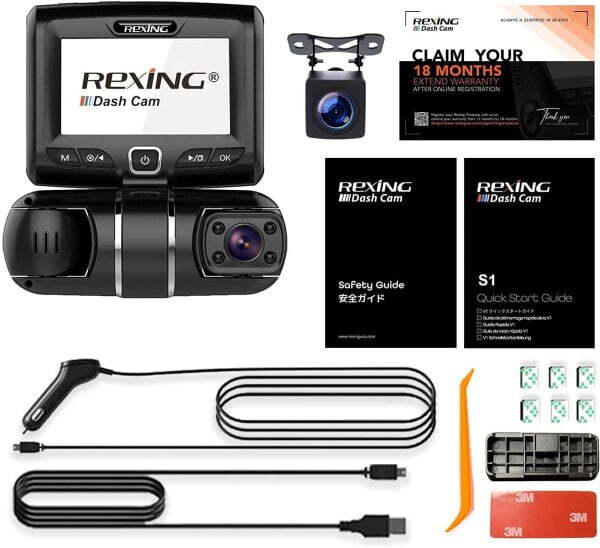 Rexing S1 3‑Channel Dash Cam - Image 8