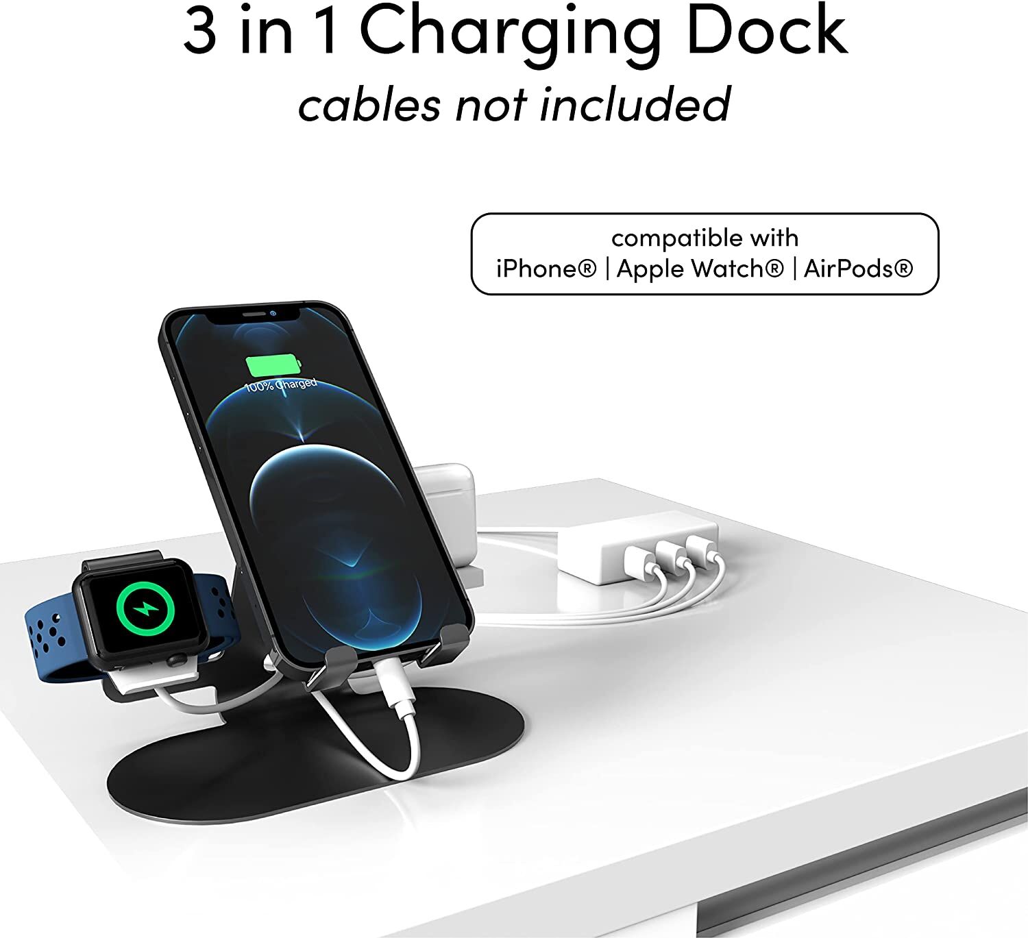 TALK WORKS 3-in-1 Electronics Station - Image 2