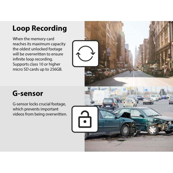 Rexing V1P Pro Dual 1080p Dash Cam with Wi-Fi & GPS - Image 6