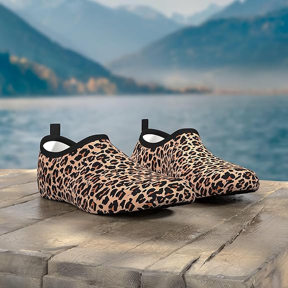 VIFUUR Water Sports Shoes for Male & Female – Leopard Orange - Image 5