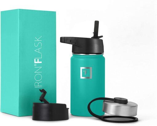 IRON °FLASK 18 oz Stainless Steel Water Bottle – Midnight Black - Image 5