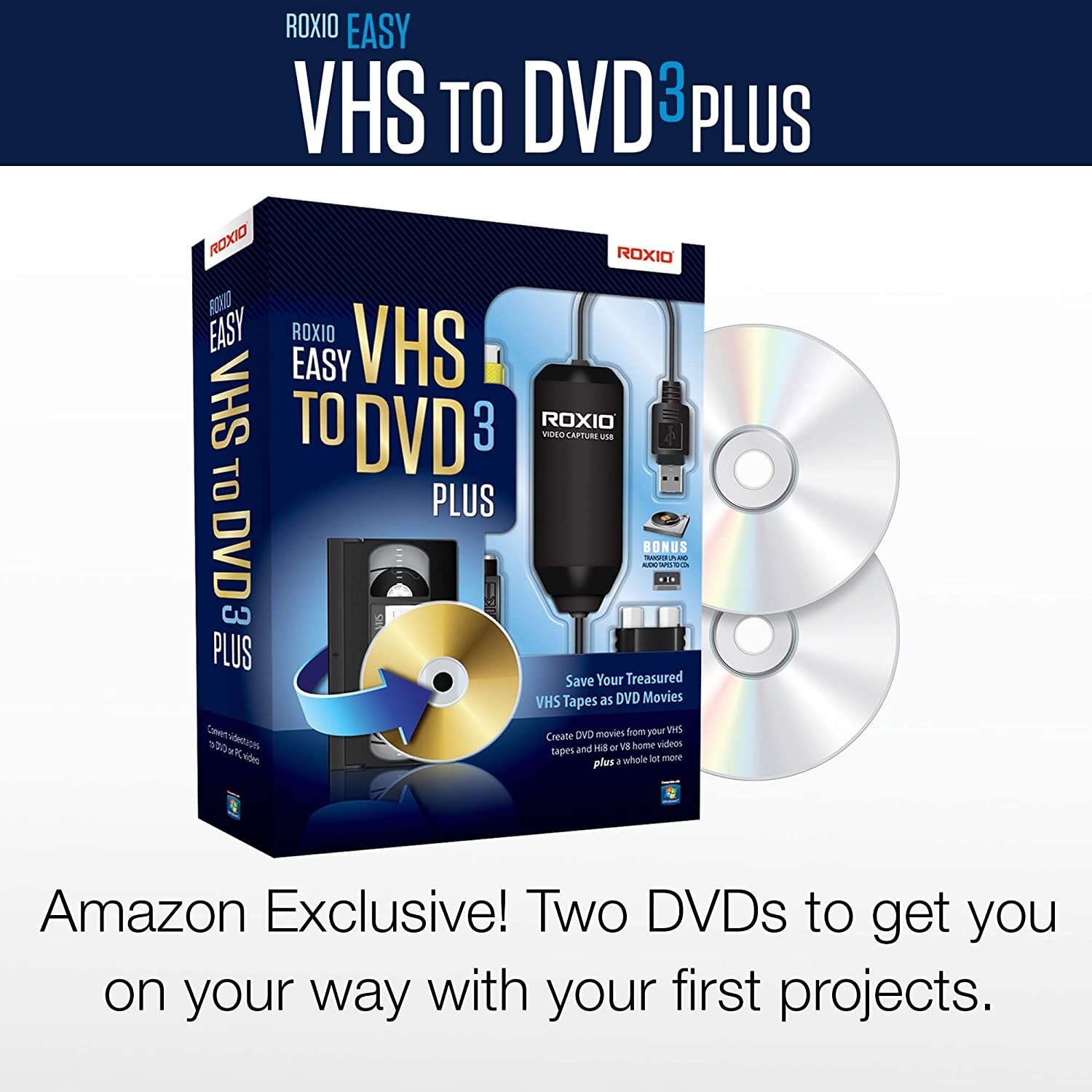 Roxio Easy VHS to DVD 3 Plus – VHS to DVD & Digital Converter - Image 5