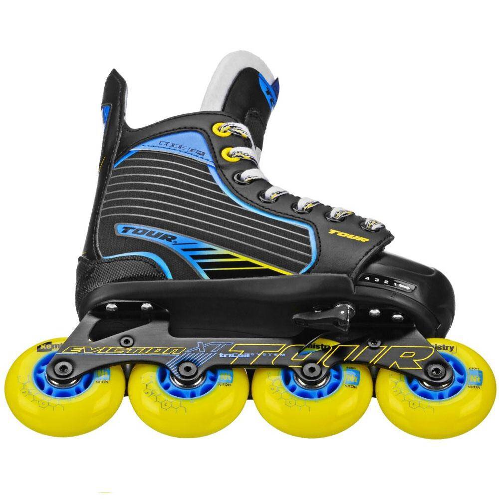 Tour Code 9.one Youth Adjustable Inline Hockey Skate – Black - Image 4