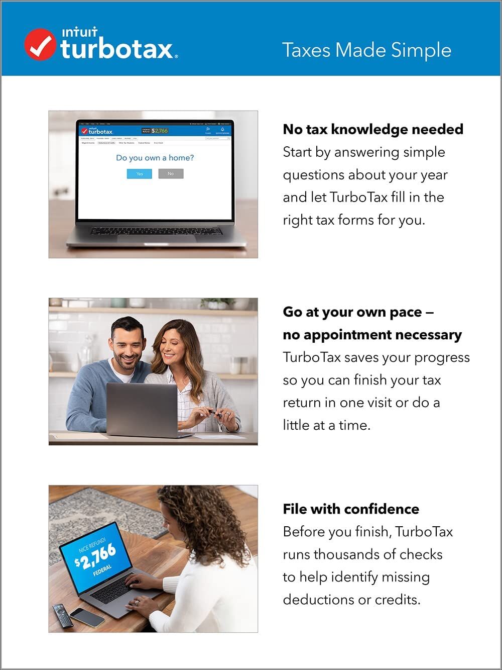 TurboTax Deluxe 2021 – Federal & One-State Tax Software - Image 5