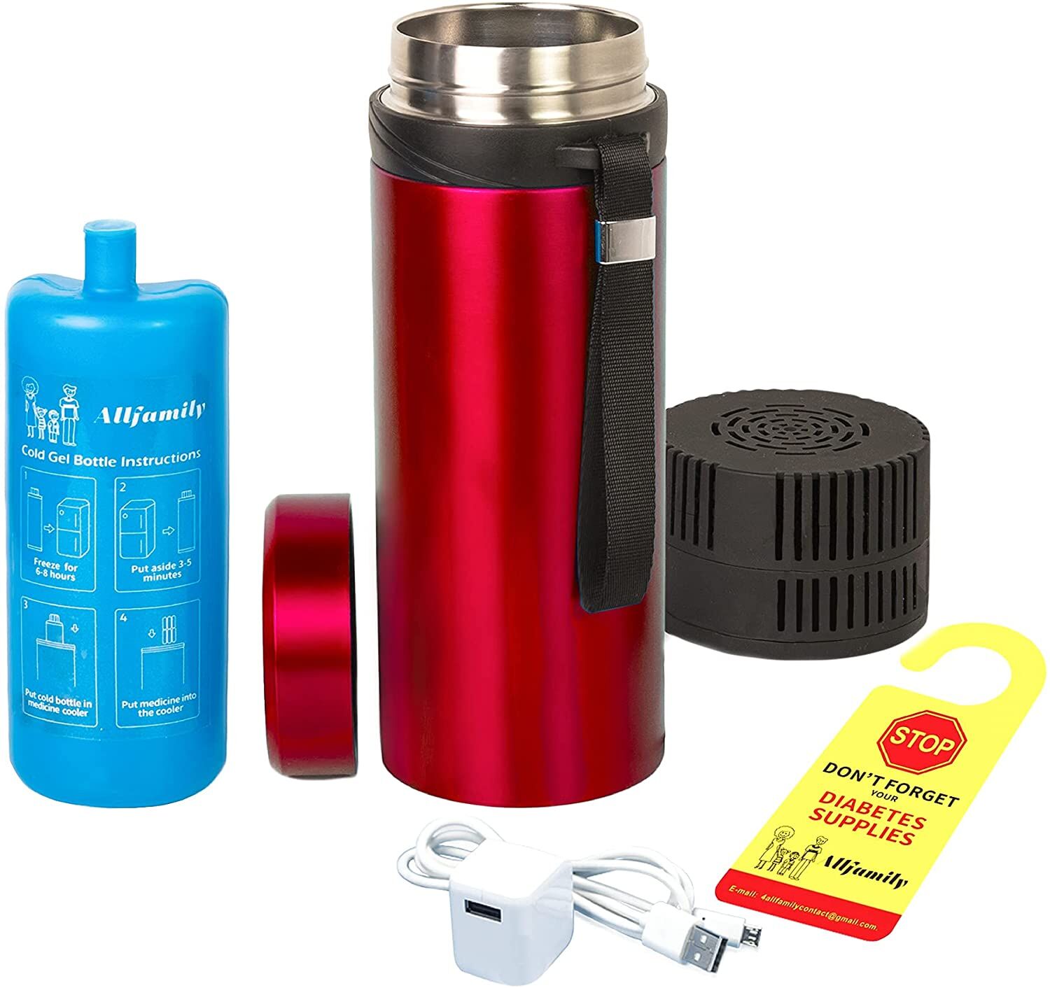 4ALLFAMILY Explorer Insulin Cooler Travel Case