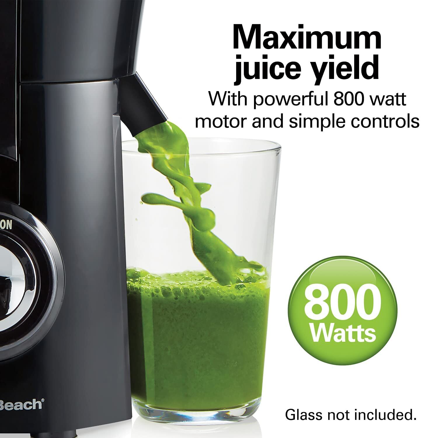 Hamilton Beach Big Mouth 3″ Feed‑Chute Centrifugal Juicer  - Image 2