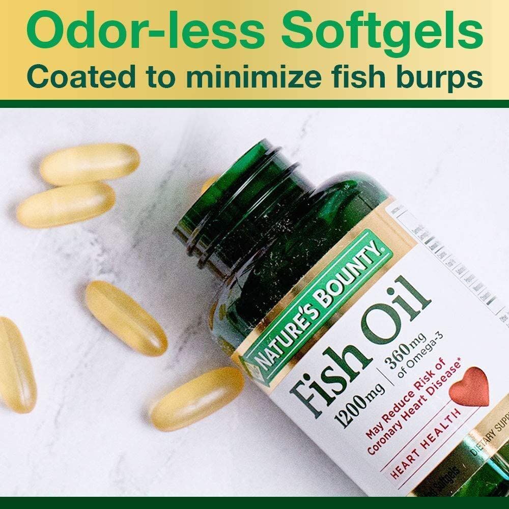 Nature's Bounty Fish Oil Omega 3 Supplements - Image 5