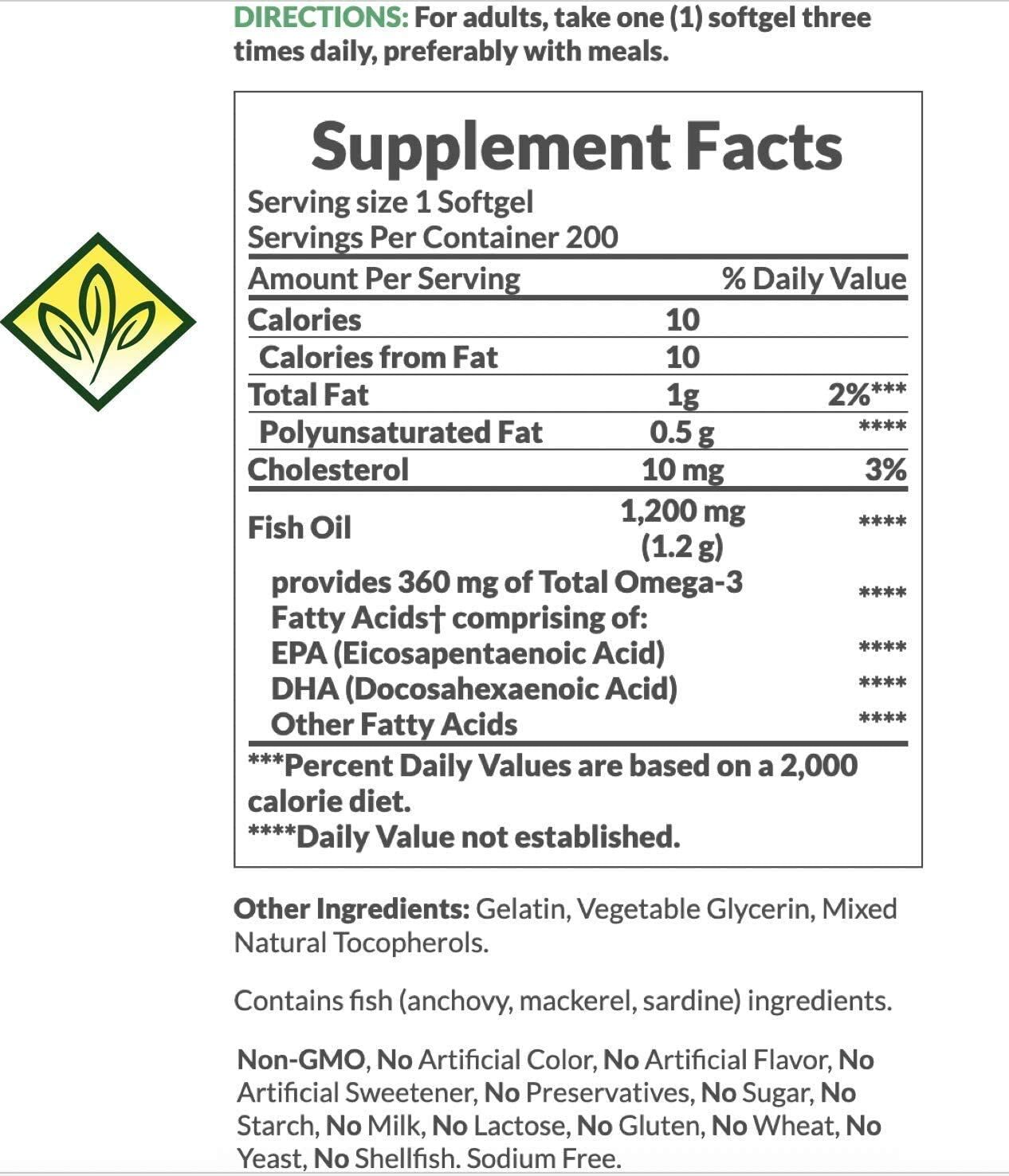 Nature's Bounty Fish Oil Omega 3 Supplements - Image 6