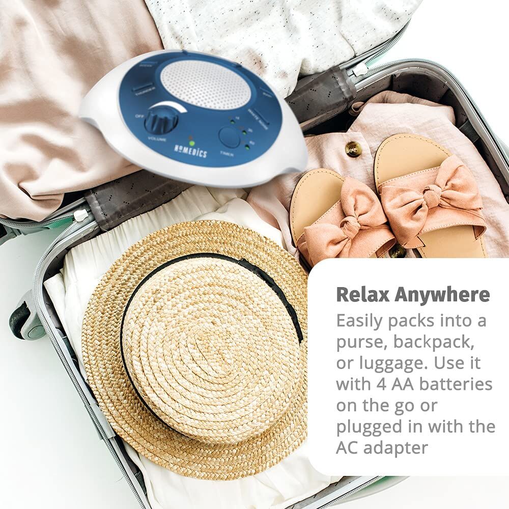 Homedics SoundSleep Travel White Noise Machine - Blue - Image 7