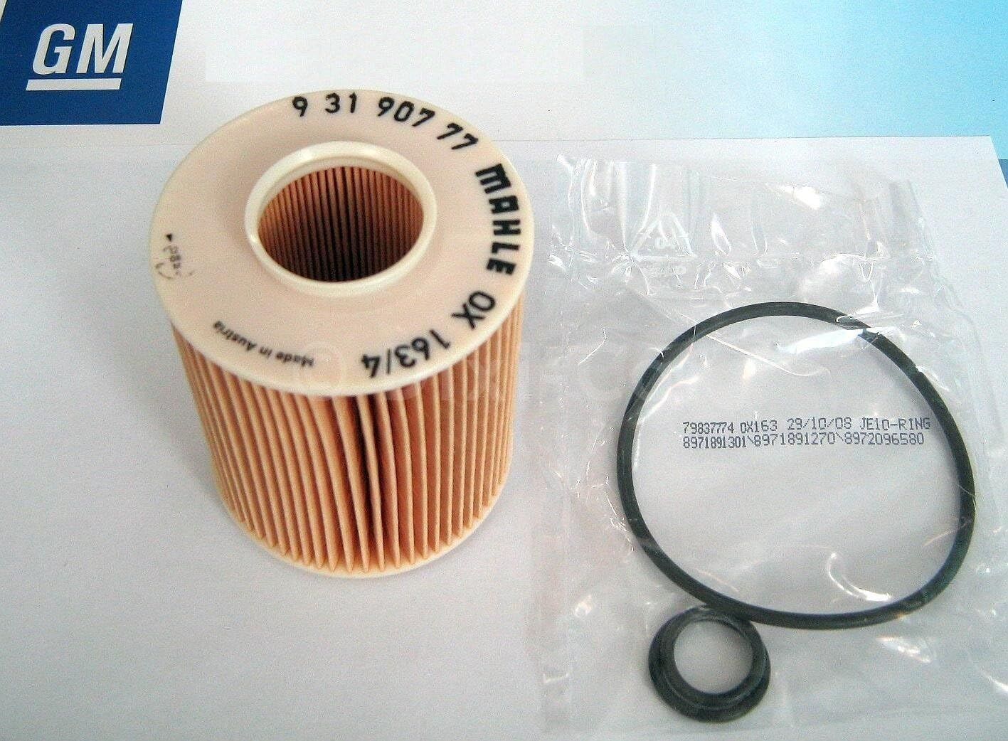 Opel & Vauxhall GM Engine Oil Filter Kit - Image 3