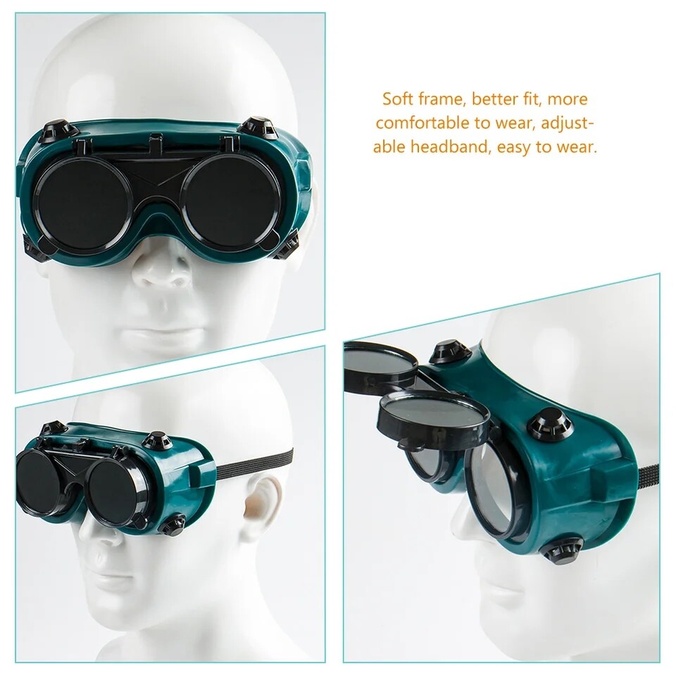 Flip‑Up Double‑Layer Welding Safety Goggles with View Protector - Image 4