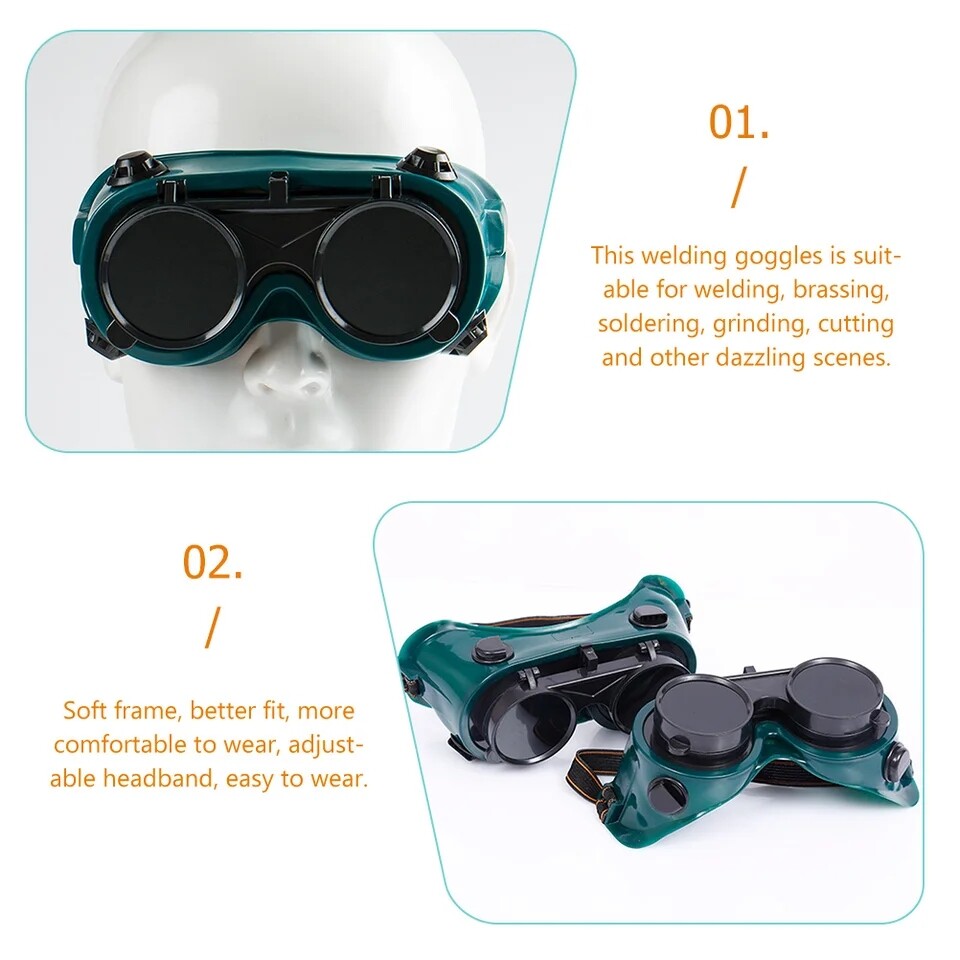 Flip‑Up Double‑Layer Welding Safety Goggles with View Protector - Image 5
