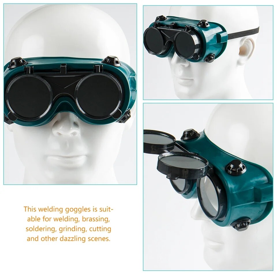 Flip‑Up Double‑Layer Welding Safety Goggles with View Protector - Image 3