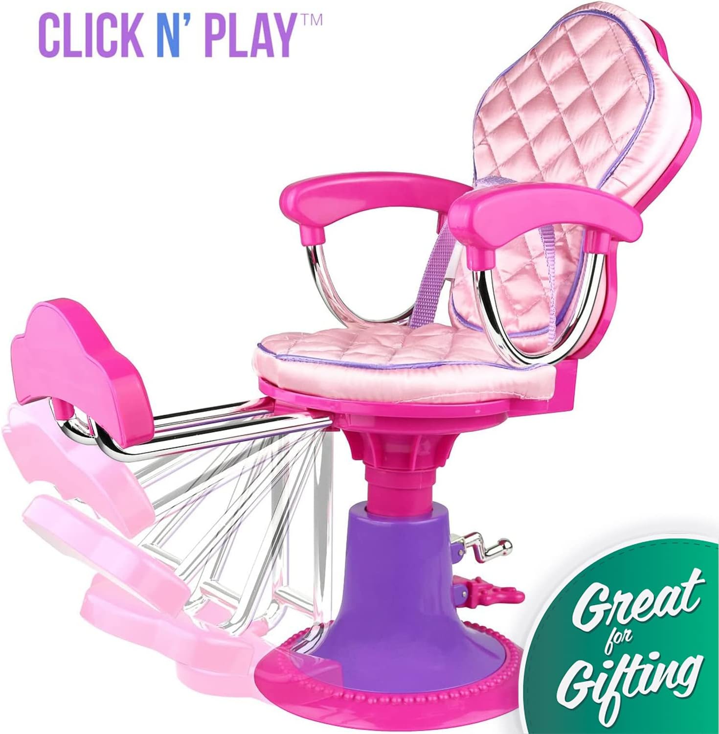 Click N' Play Doll Salon Chair with Accessories