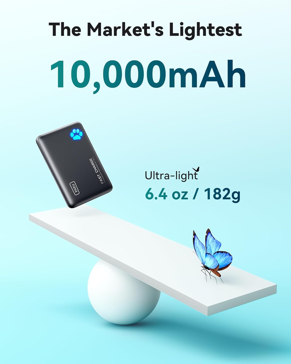 INIU Portable Charger — Lightest 10000mAh 45W PD Power Bank - Image 8