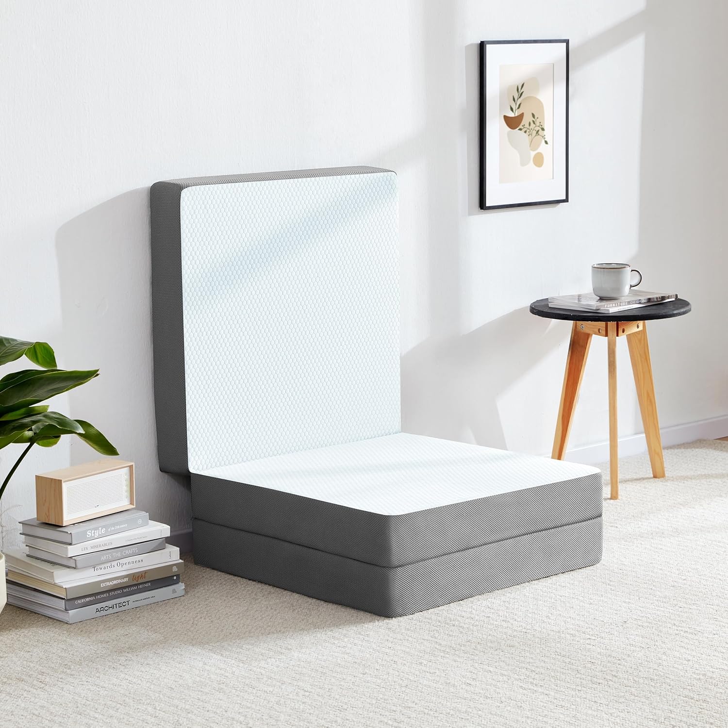 POHARE Twin 4″ Tri-Fold Memory Foam Mattress - Image 6