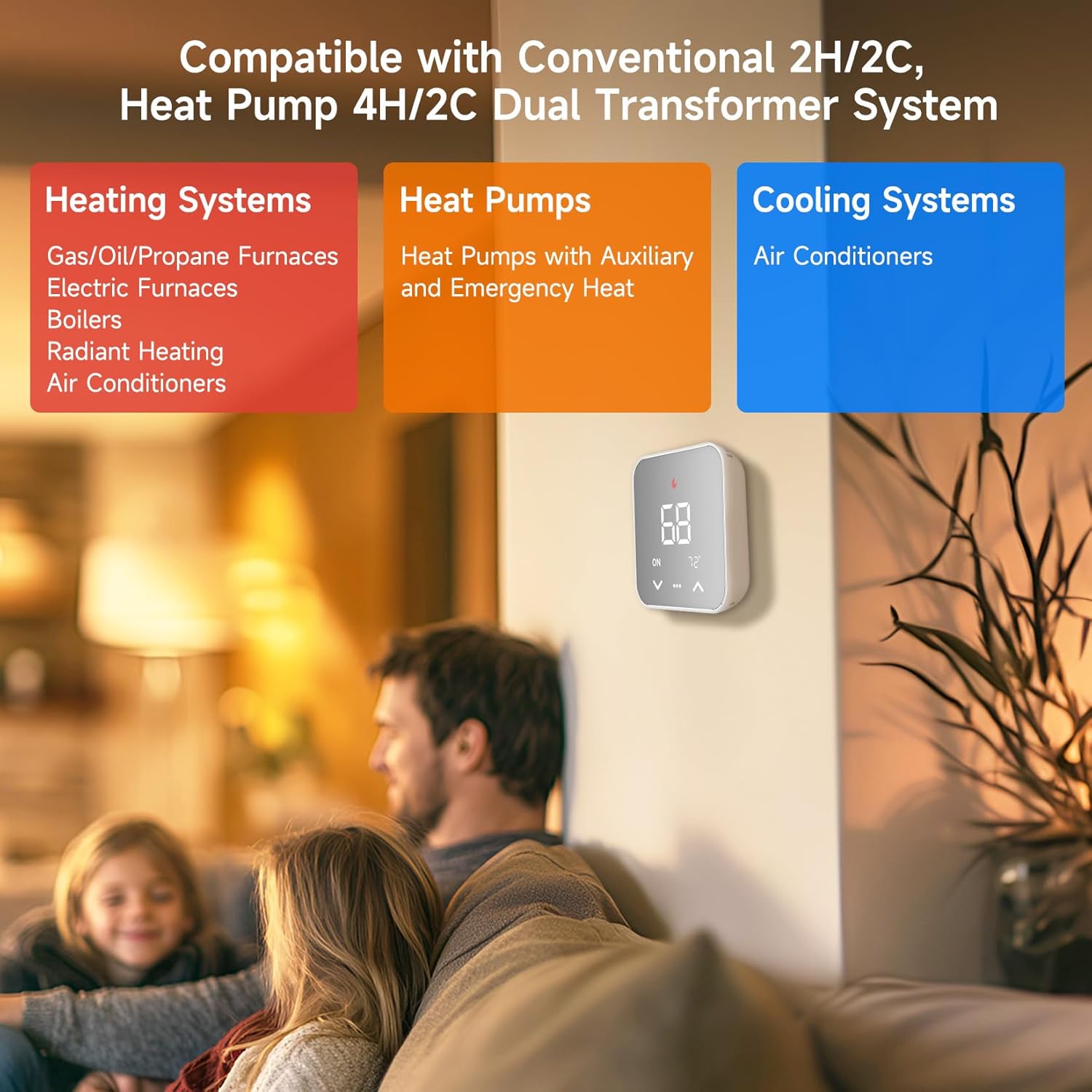 EdgeAnt WiFi Smart Thermostat for Home – Programmable - Image 3