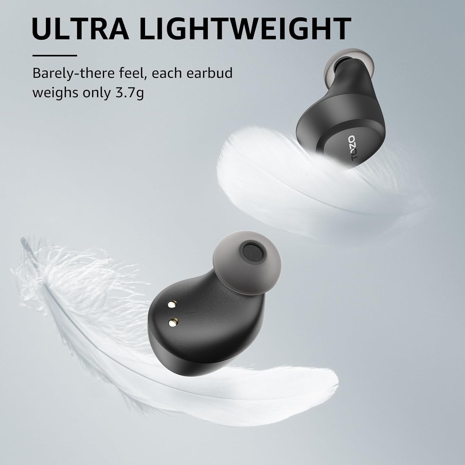 TOZO A1 Wireless Earbuds — Light, Waterproof, App EQ Control - Image 3