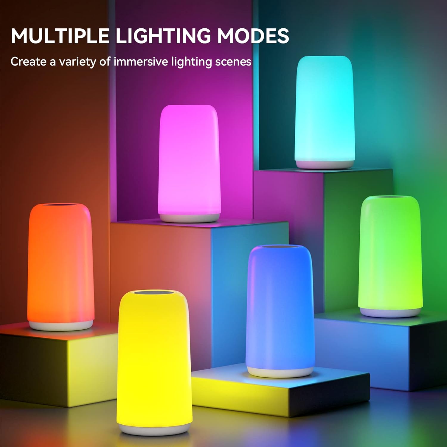 ROOTRO Touch Bedside Table Lamp T16 - Image 4