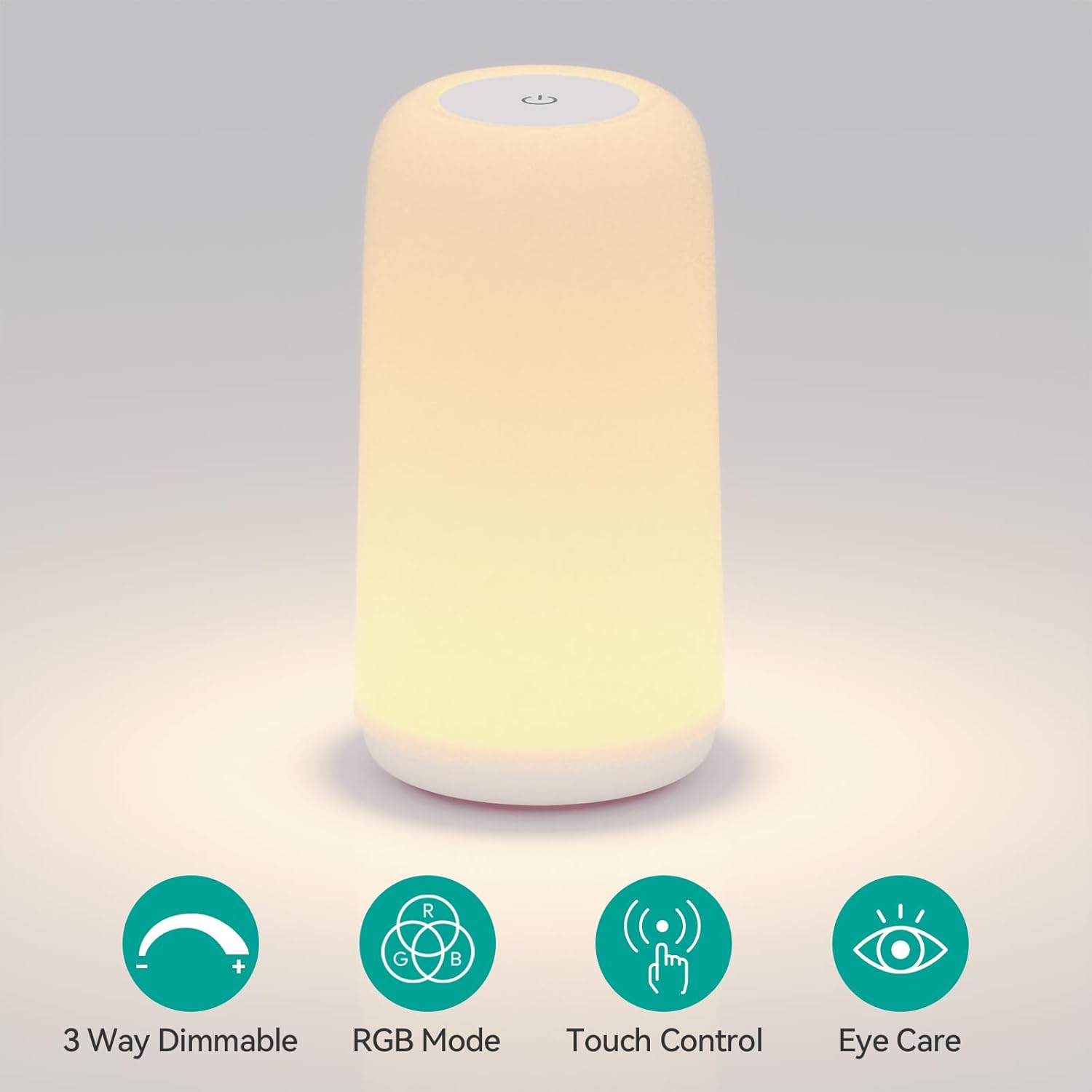 ROOTRO Touch Bedside Table Lamp T16 - Image 6