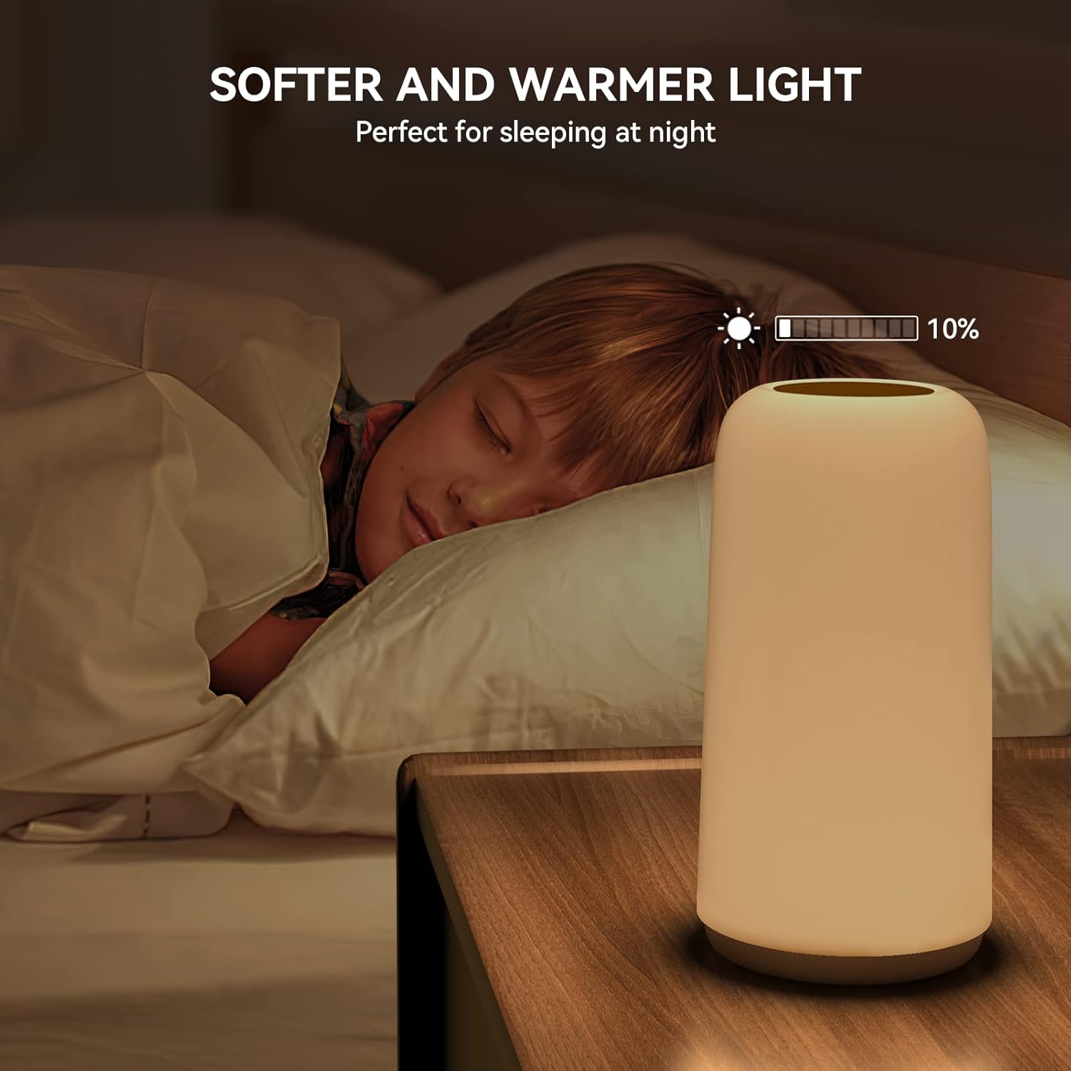 ROOTRO Touch Bedside Table Lamp T16 - Image 9