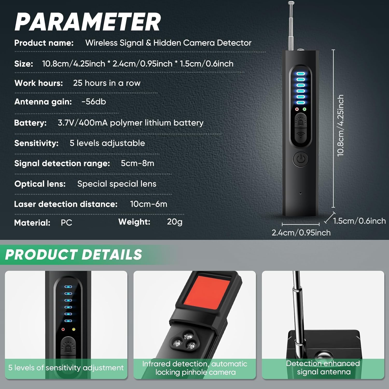 Hidden Camera Detectors and Bug Detector - Image 4
