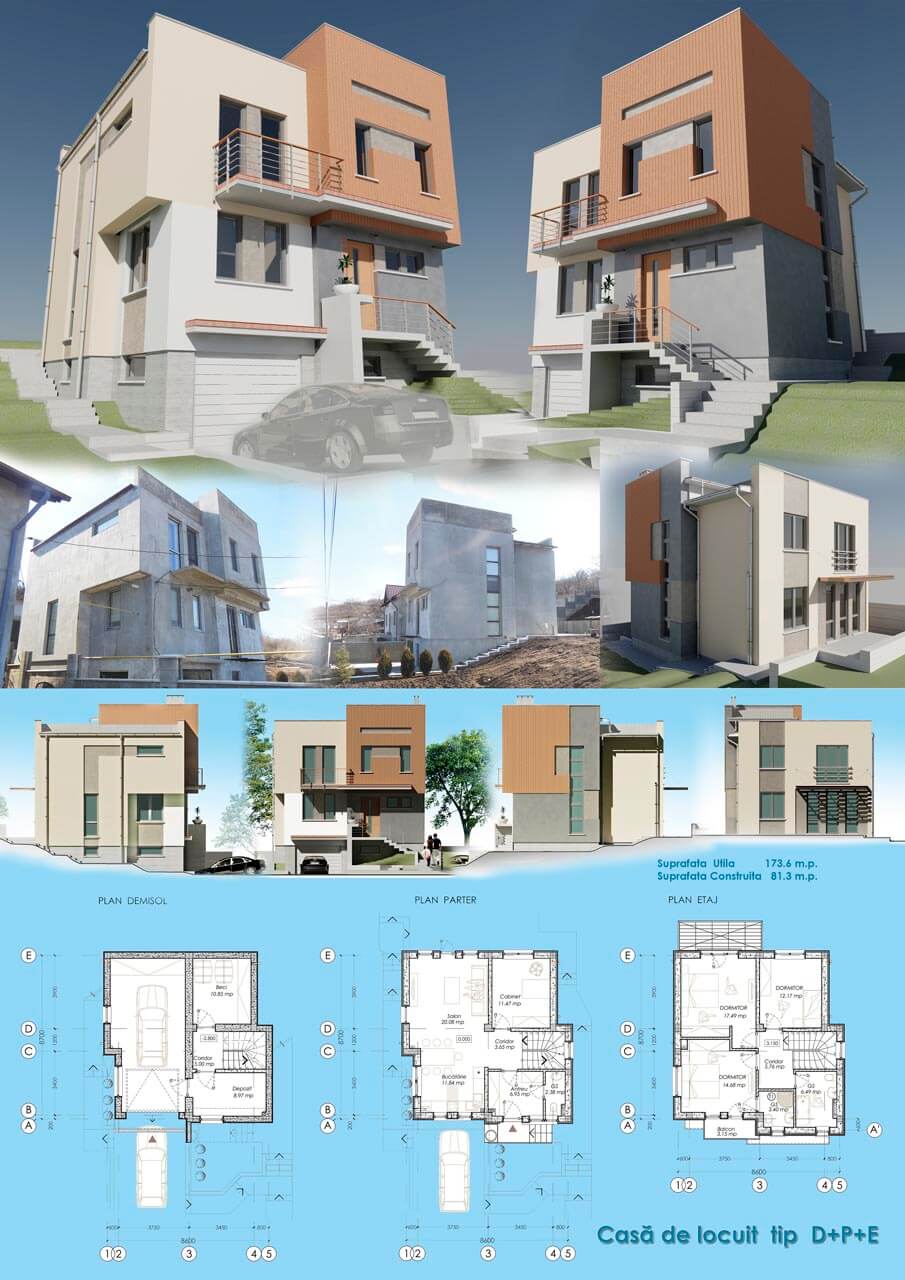 Proiect casa moderna