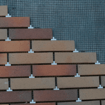 Montaj klinker pe fatada