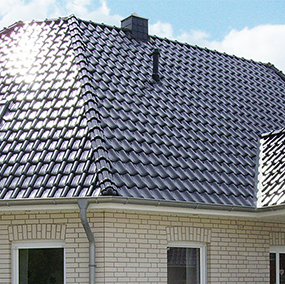 Tigla ceramica lux roben acoperis negru glazurat