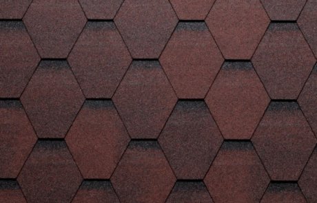 Tegola Eco Roof Hexagonal Rosu Țiglă bituminoasă Tegola Eco Roof Hexagonal Rosu