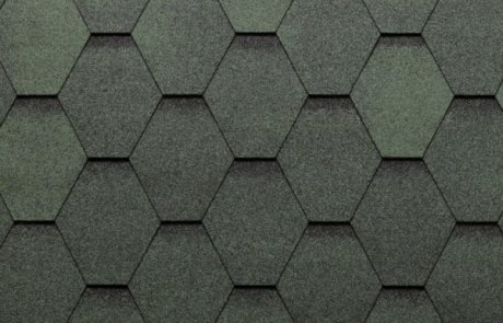 Tegola Eco Roof Hexagonal Verde Țiglă bituminoasă Tegola Eco Roof Hexagonal Verde