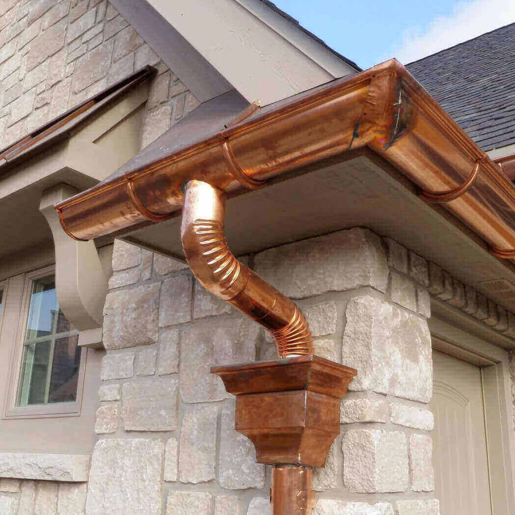 Jgheaburi și burlane din cupru