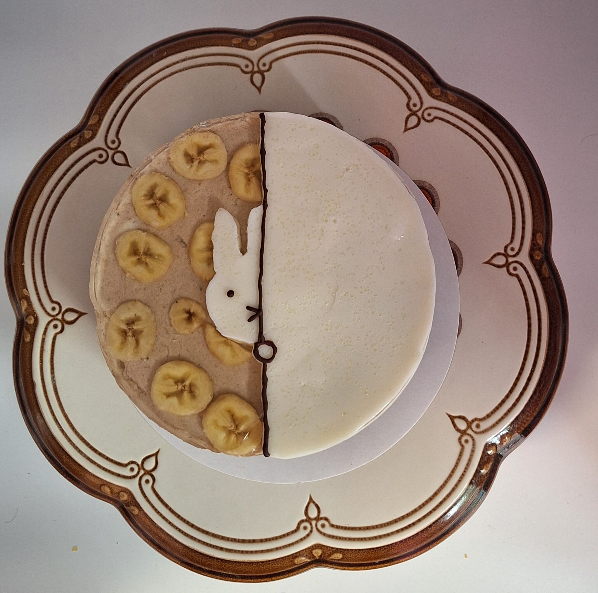 Fruittaart met banaan