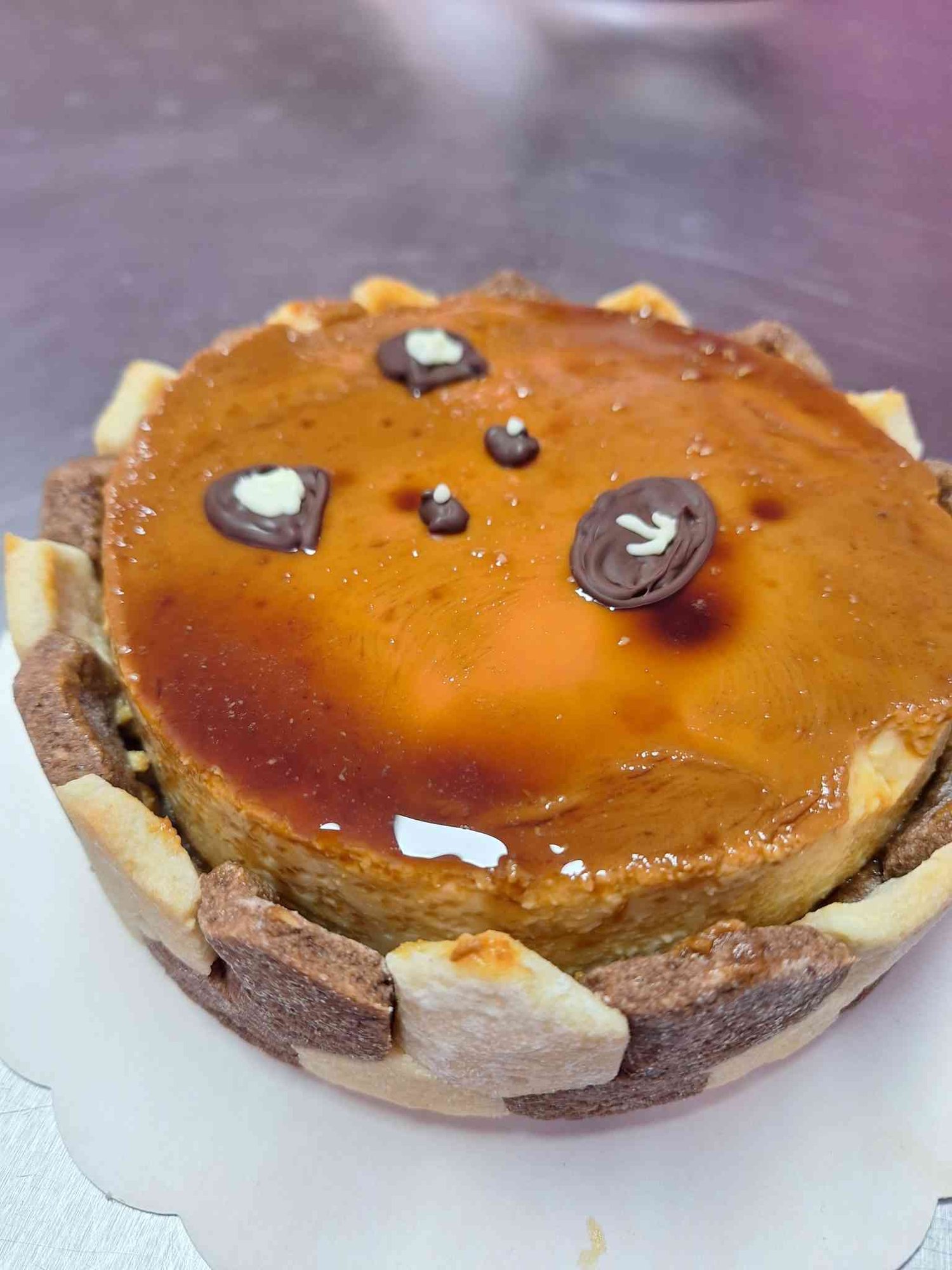 Flanpudding taart