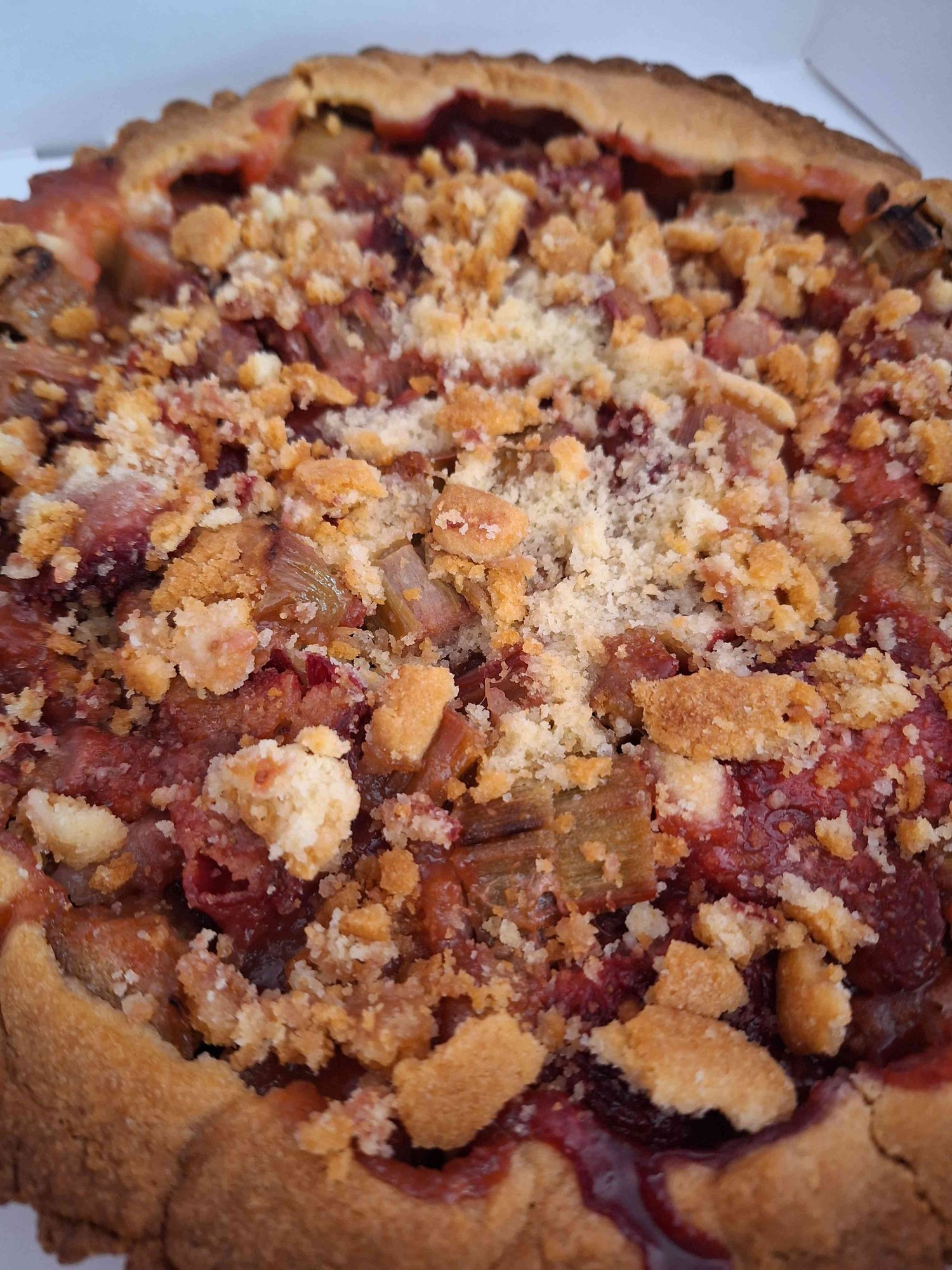 Aardbei-rabarber taart - Afbeelding 2