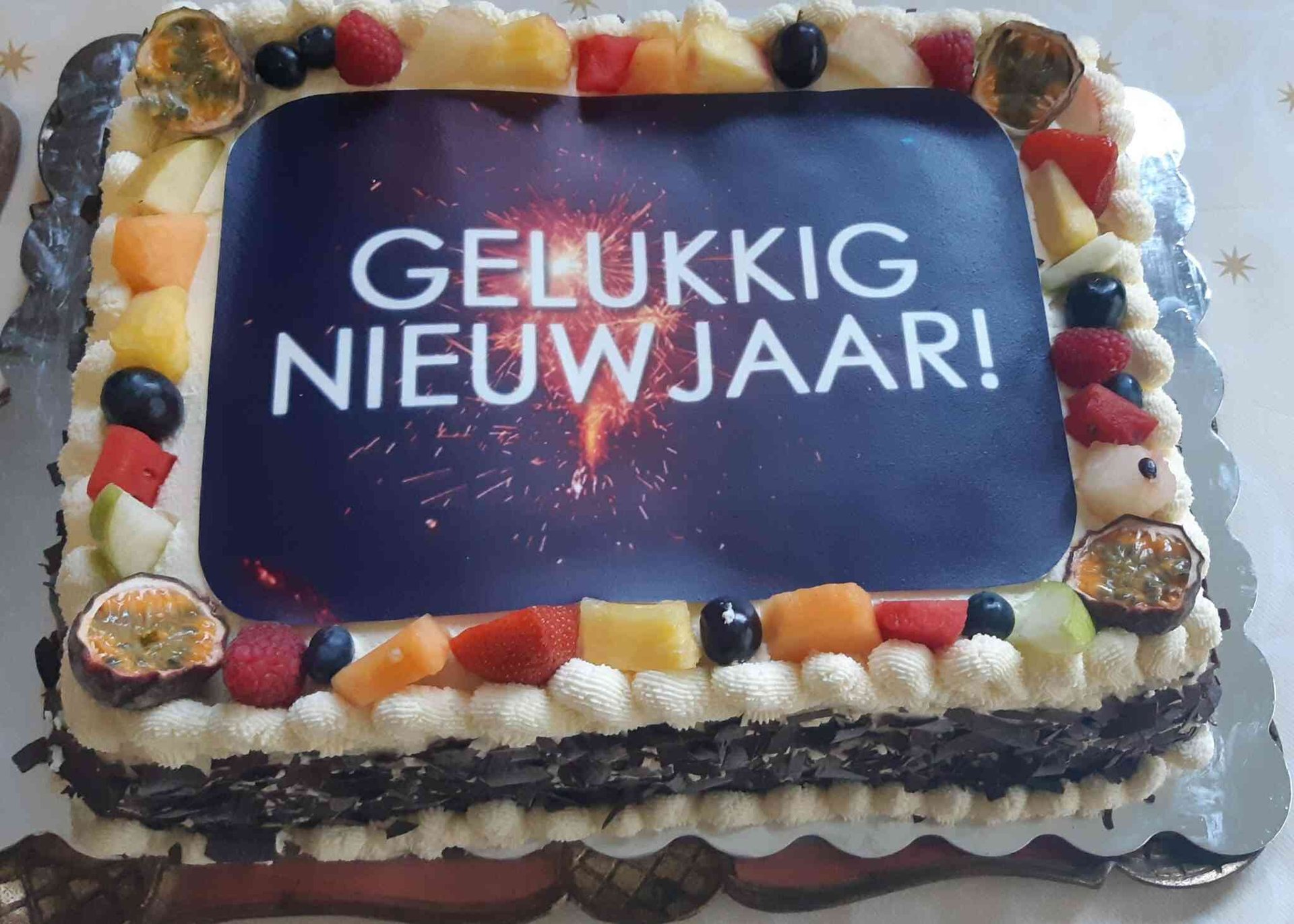 Fruitbiscuit met slagroom - Afbeelding 2