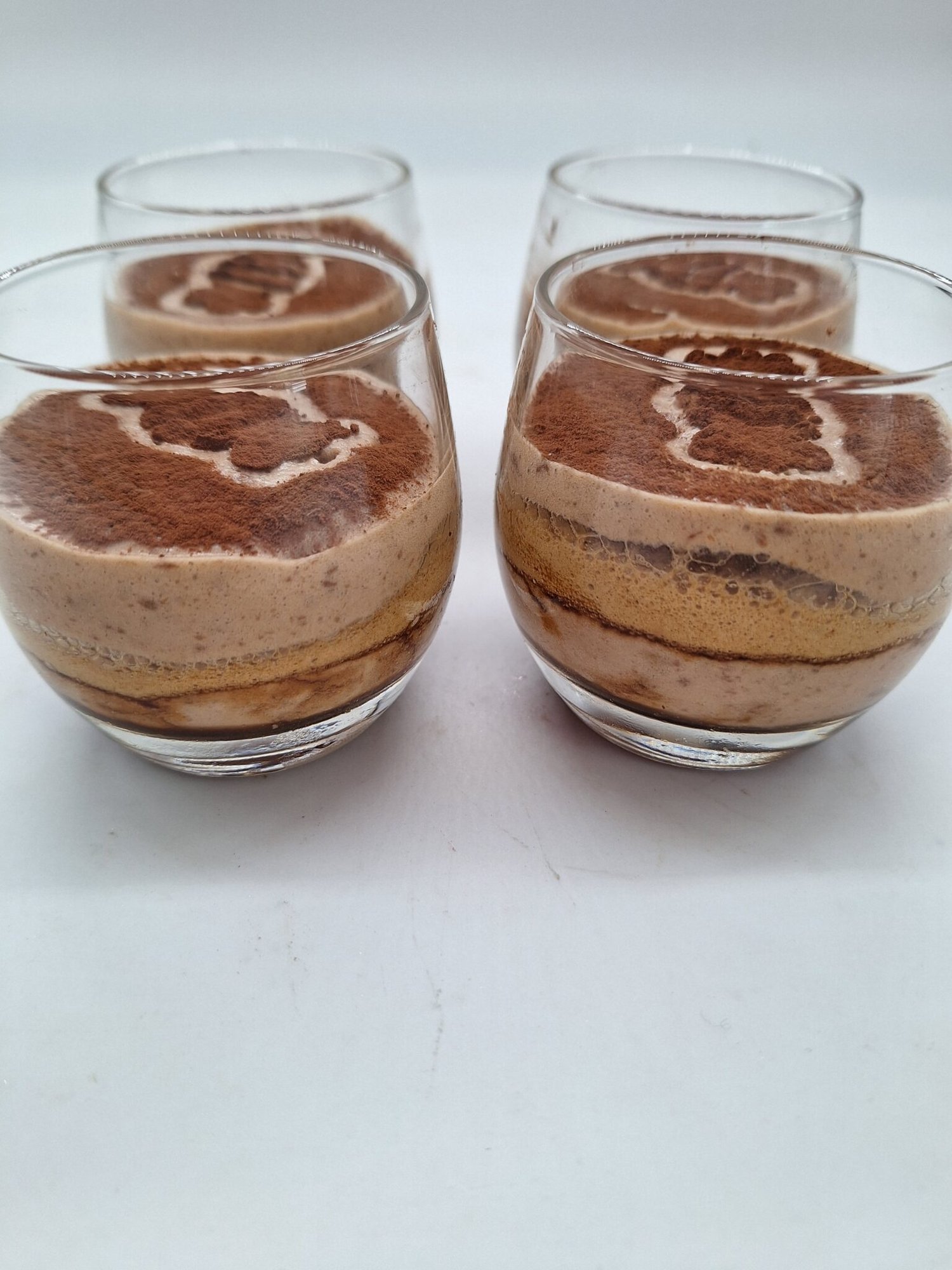 Chocolademousse met koffiecrème