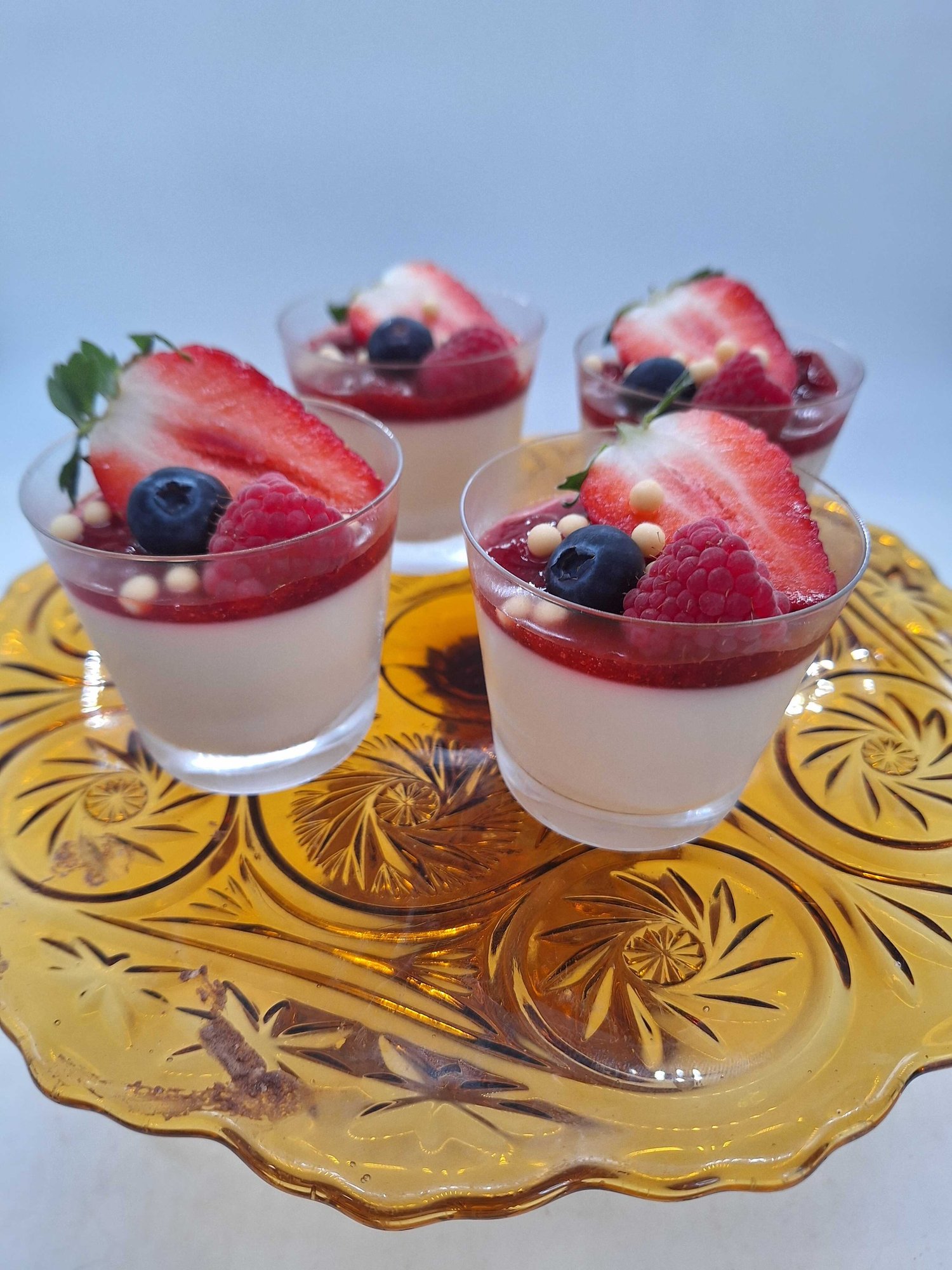 Panna cotta rode vruchten - Afbeelding 2
