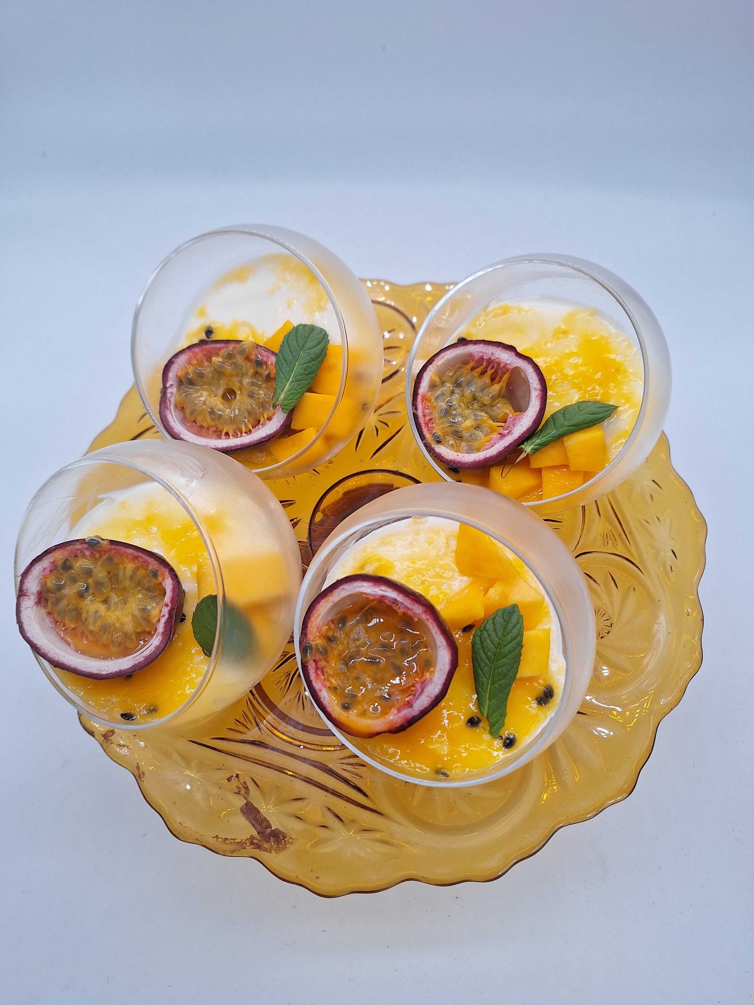 Panna cotta exotisch