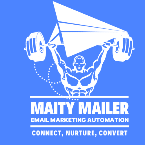 Maity Mailer Logo Blue
