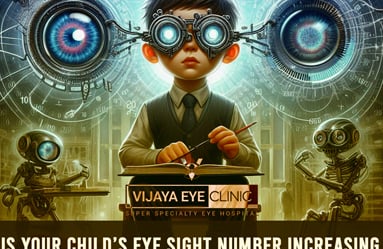 Myopia Management Google Ad Creative to Vijaya Eye Clinic | Super Specialty Eye Hospital
