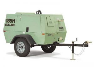 185 cfm towable air compressor for rent